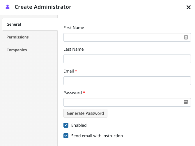 Improved Administrators Tab