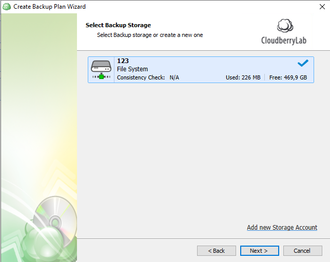 CloudBerry Backup 7.0