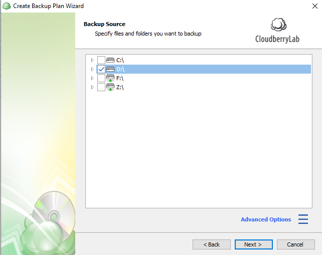 CloudBerry Backup 7.0