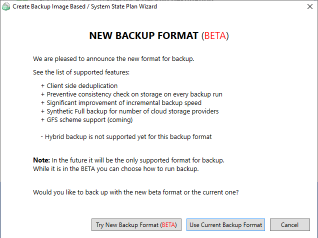 CloudBerry Backup 7.0