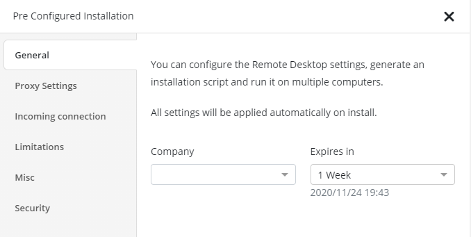 Managed Remote Desktop: Build Existence