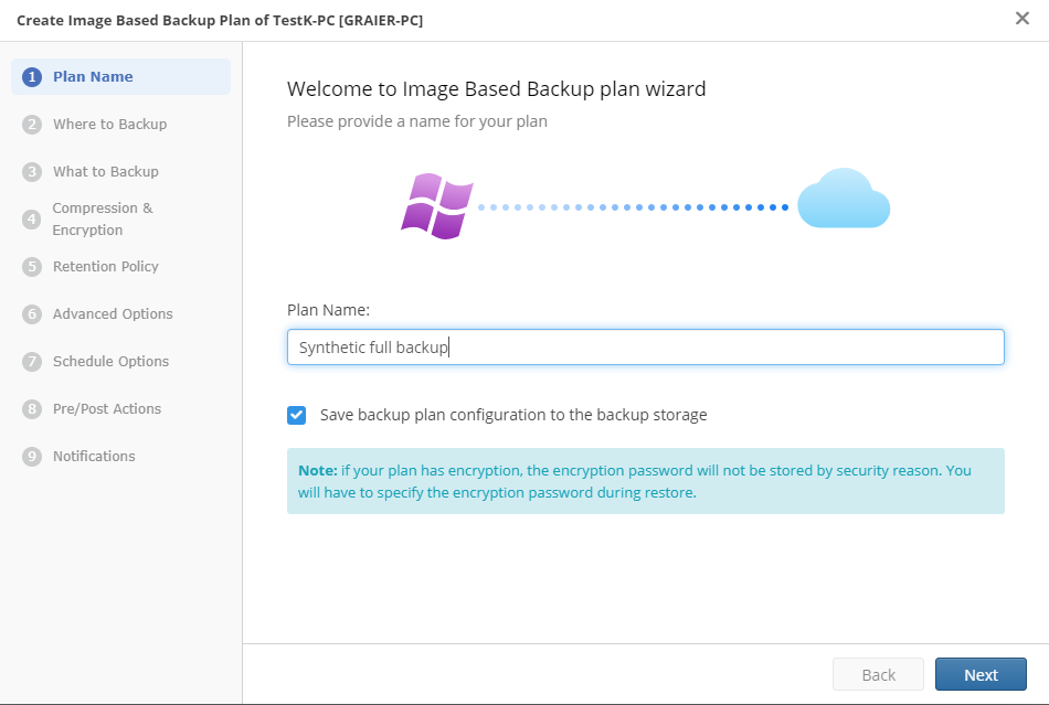 Synthetic Full Backup with MSP360 Managed Backup Service