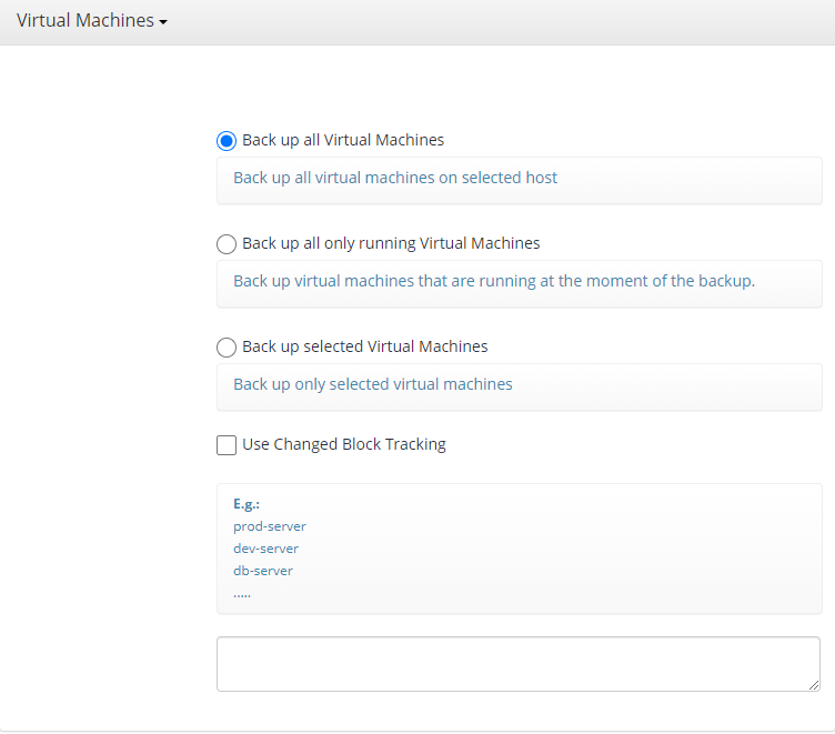 Hyper-V Backup: Choosing Machines