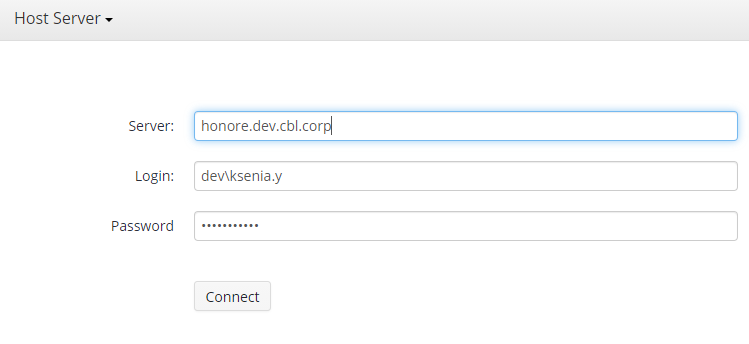 Connecting to a Host in MSP360 Managed Backup Web Console