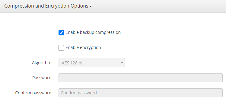 Setting Up Compression/Encryption in MSP360 Managed Backup Web Console