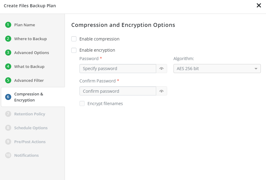 MSP360 Managed Backup: Compression and Encryption
