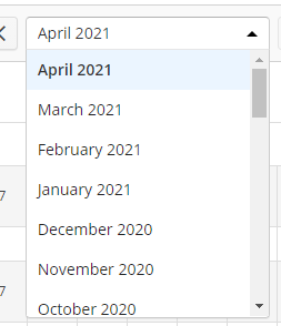 Choosing a Month to Check in MSP360 Managed Backup