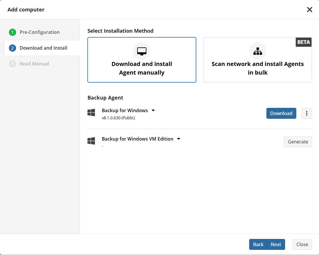 Installation method