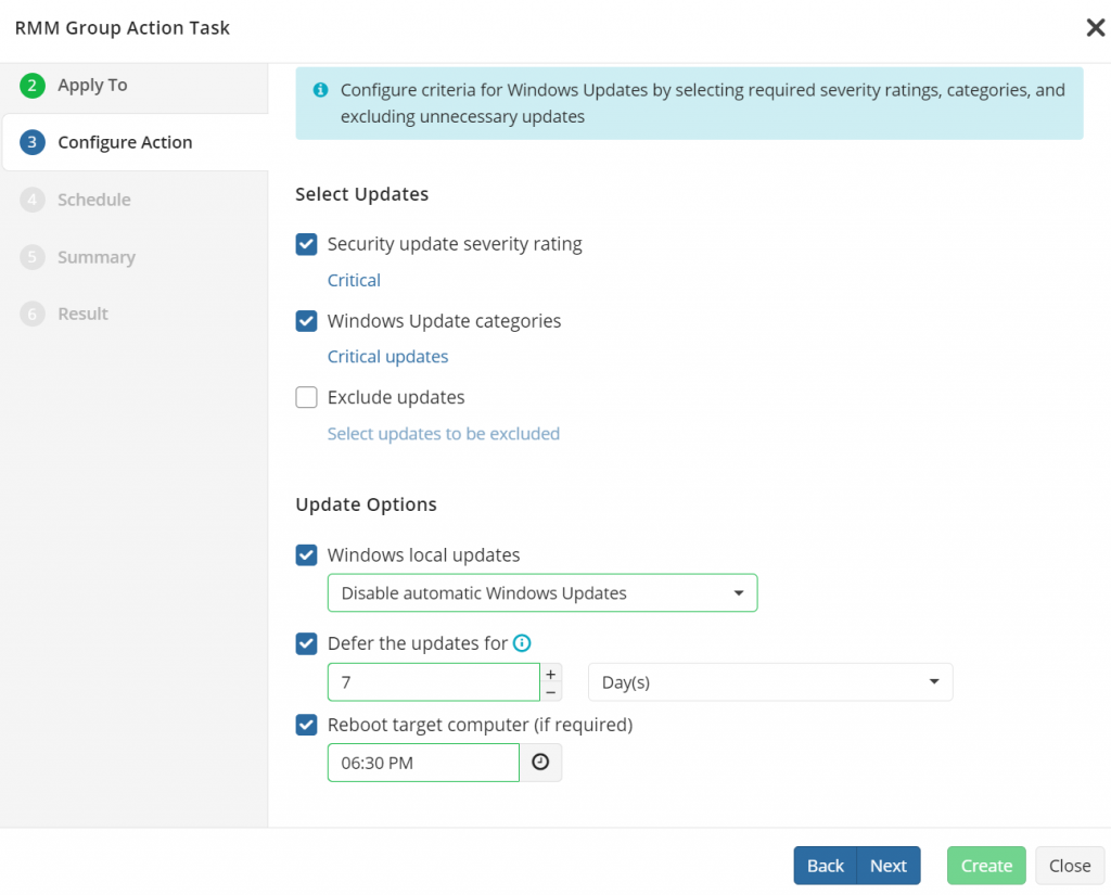 Perform Bulk Actions on Multiple Computers with MSP360 RMM
