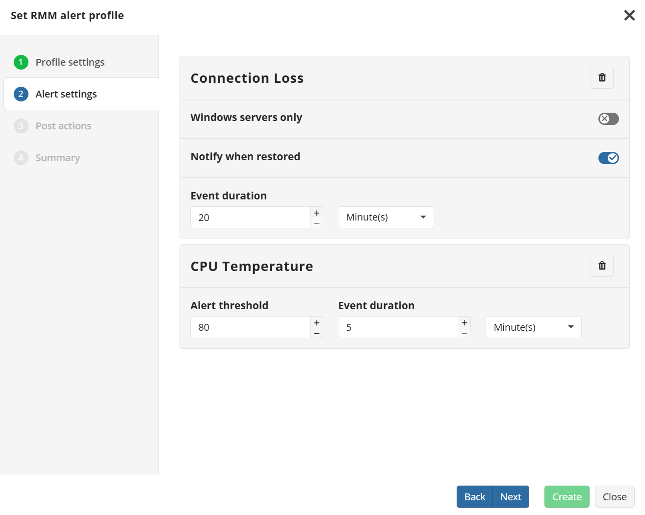 Customize your RMM alerts