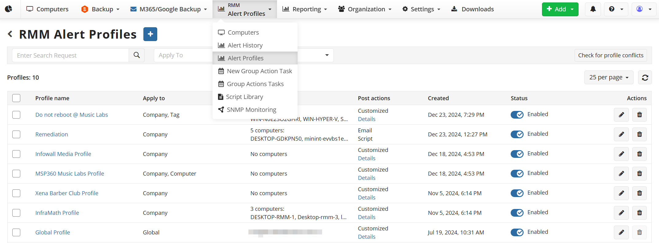 MSP360 RMM Alert Profiles | MSP360 Blog MSP360 RMM Alert Profiles