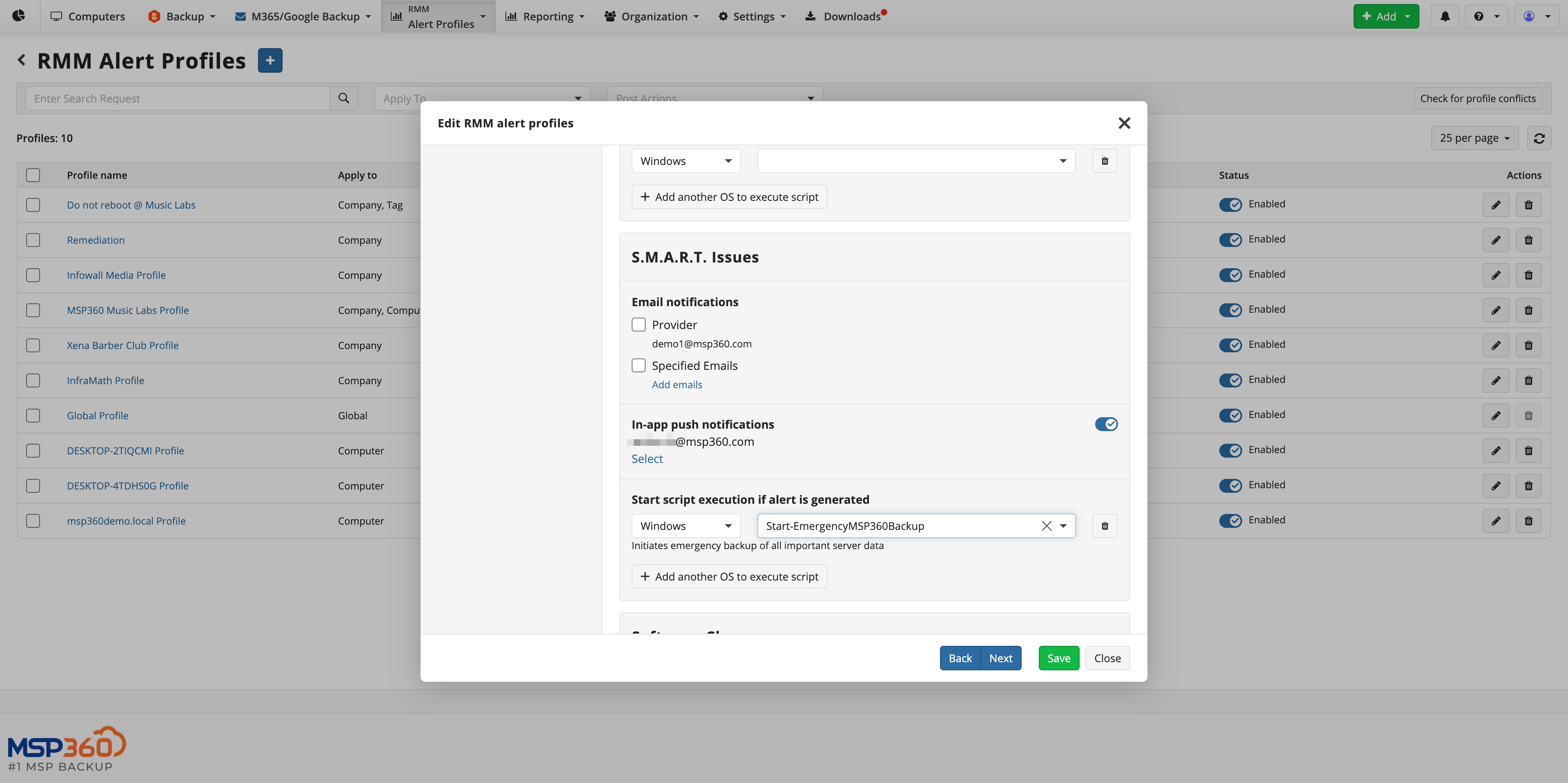 Start Backup Script | MSP360 Blog Start Backup Script