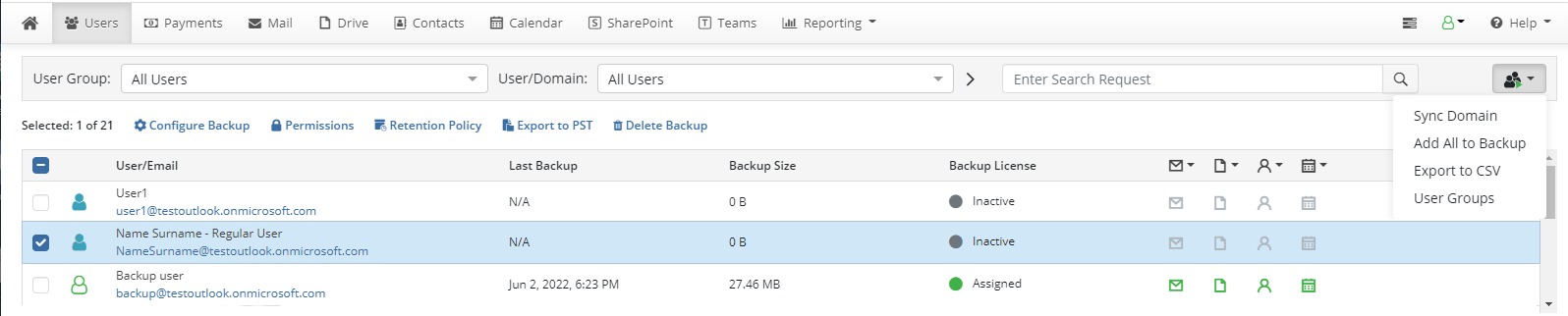How to Sync Domain