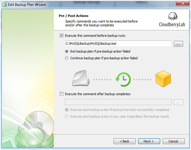 Learn how to Back Up MySQL Database by MSP360 Backup