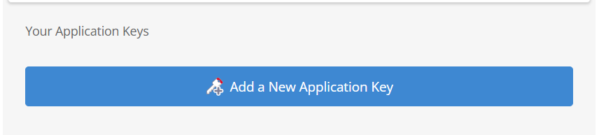 Add application key