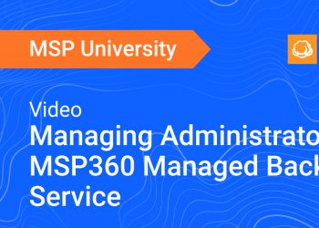 Managing Administrators with MSP360 Managed Backup Service