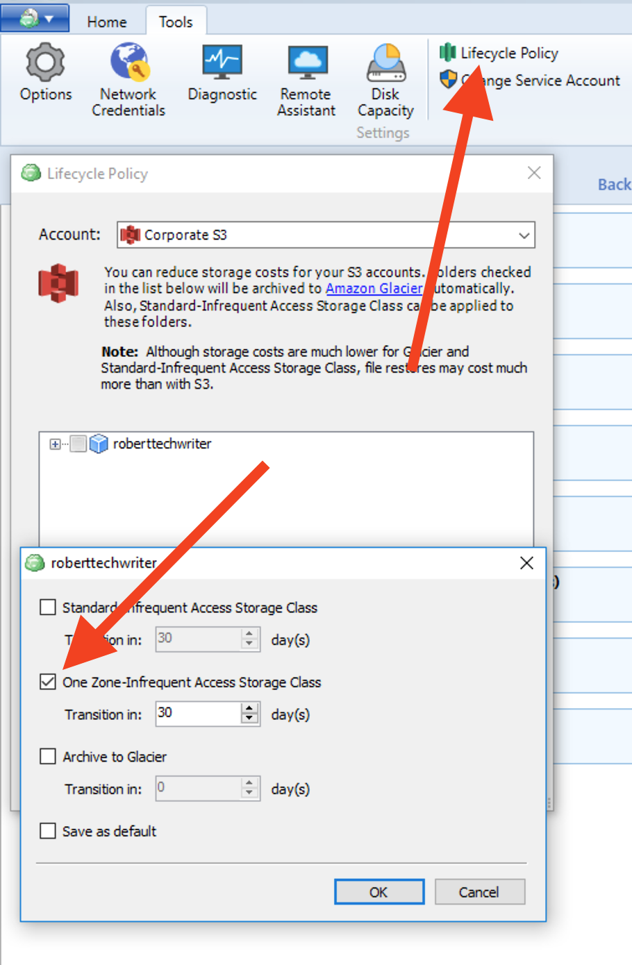 Support for One ZoneIA in MSP360 Backup 5.9