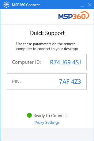 Connect Quick Support
