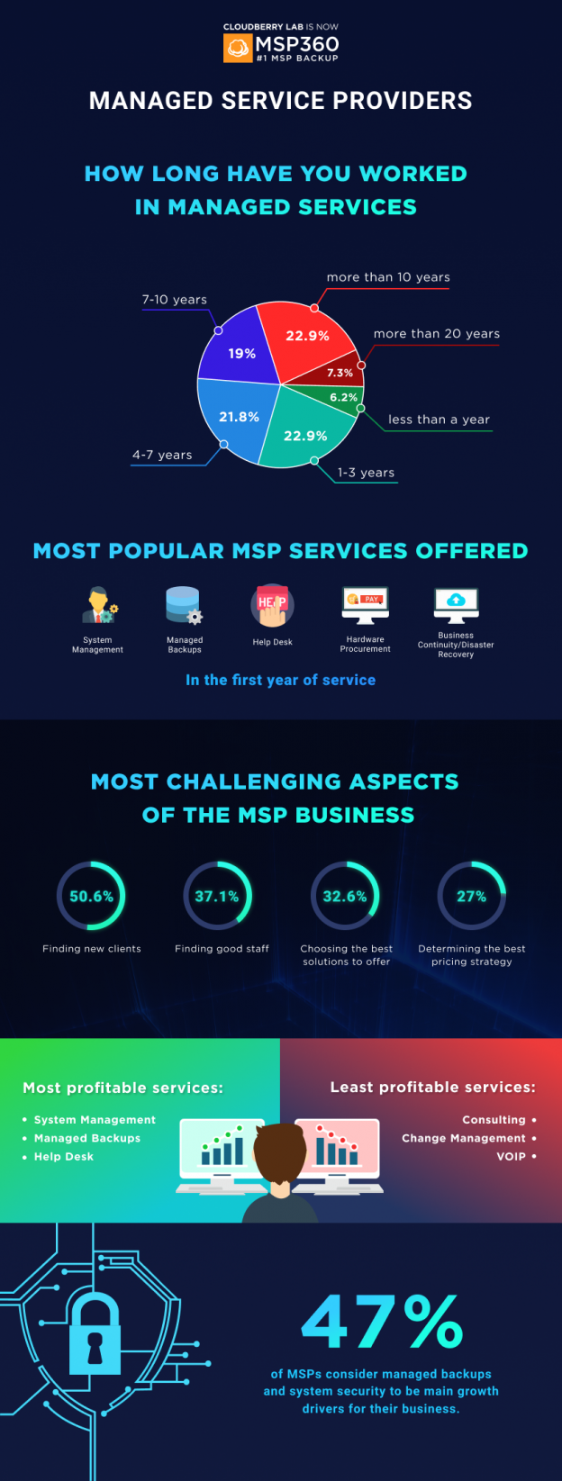 MSP Infographics Managed IT Service Providers Survey
