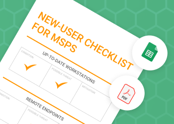 New User Checklist header