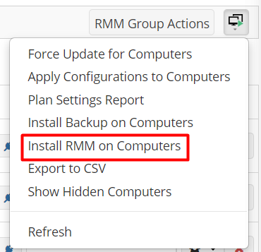 Install RMM