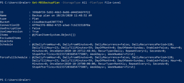 Managed Backup Service: Deleting Files with PowerShell