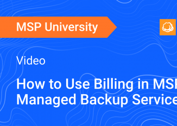 How to Use Billing in MSP360 Managed Backup Service