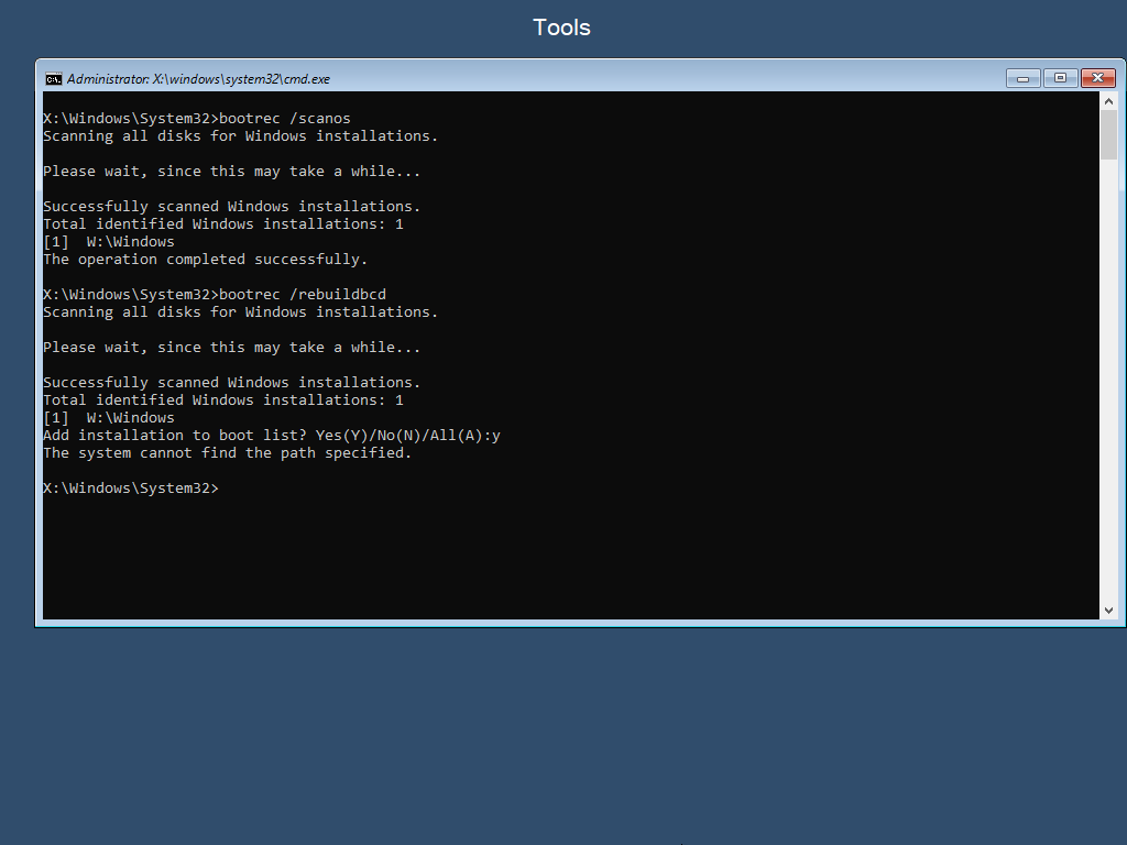 ImageBased Backup Restore with Distinct Partition Structure