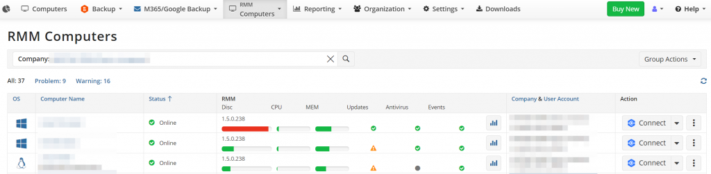Getting Started with MSP360 RMM