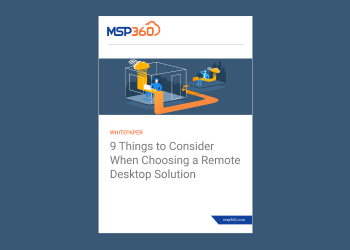 Choosing a Remote Desktop Solution