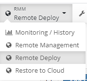 Click Remote Deploy