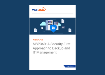 Security-First Approach to Backup and IT Management blog header