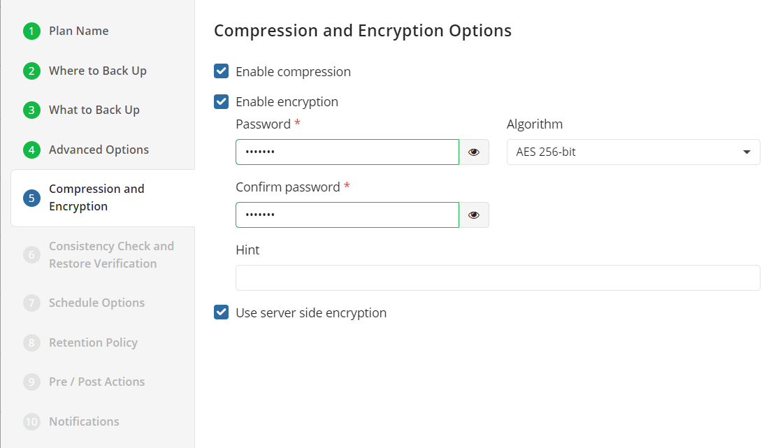 Compression and encryption