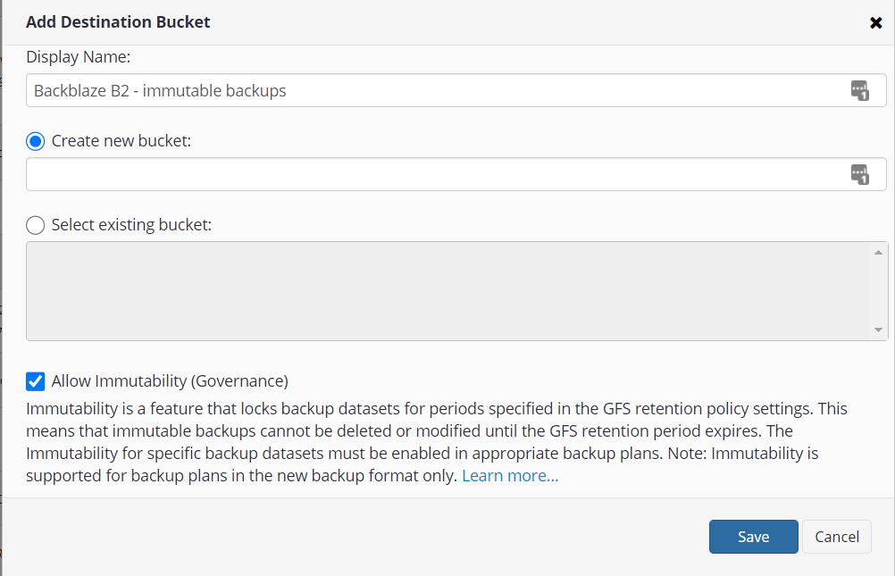 How to Enable Immutability (Object Lock) for Backblaze B2