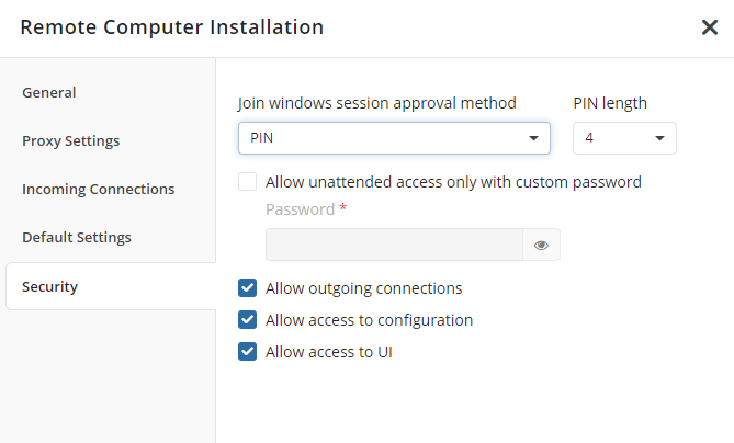 install build - security