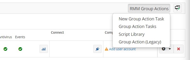 RMM group actions