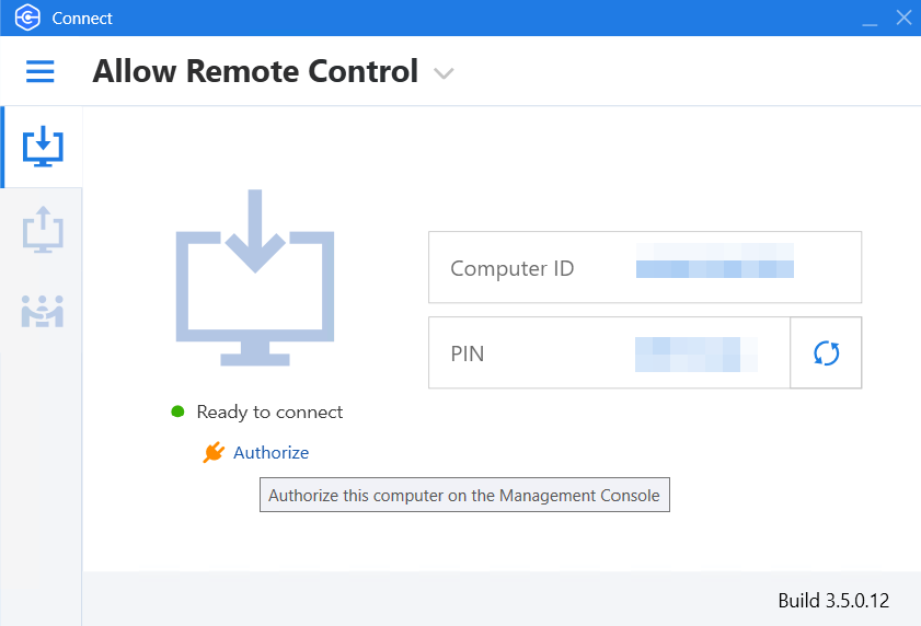 Authorization with MBS credentials