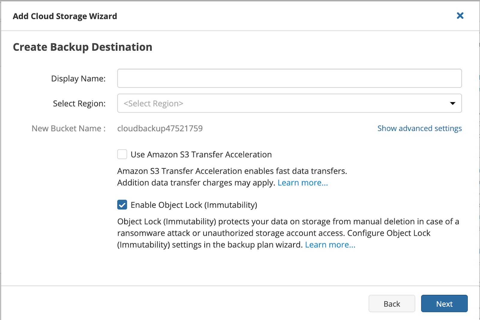 Object Lock for M365/Google Workspace