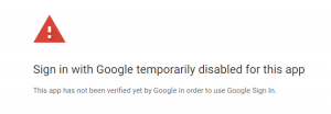 problem with google workspace access